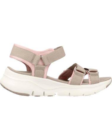 SKECHERS 119305 SANDALIAS DE MUJER TAUPE