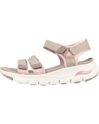 SKECHERS 119305 SANDALIAS DE MUJER TAUPE