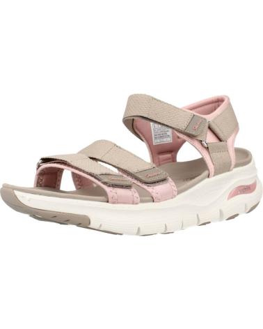 SKECHERS 119305 SANDALIAS DE MUJER TAUPE