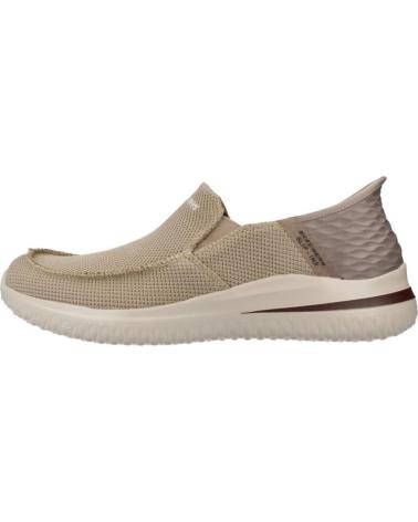 Deportivas de Hombre SKECHERS 210604 ZAPATILLAS CASUAL DE HOMBRE TAUPE SLIP INS TAUPE