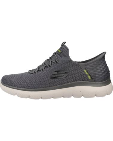 Deportivas de Hombre SKECHERS 232457 ZAPATILLAS CASUAL DE HOMBRE GRIS SLIP INS GRIS