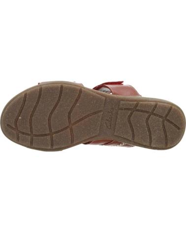 Woman Sandals CLARKS ROSEVILLE BAY ROJO