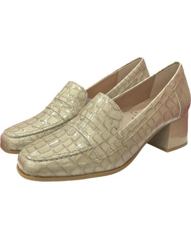 Woman Zapatos de tacón PITILLOS ZAPATOS TACON PIEL CHAROL COCO BEIGE COCO SIOUX PIEDRA