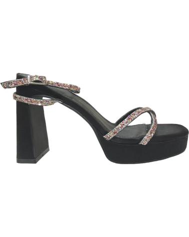 Sandalias de Mujer MIM SANDALIAS TACON NEGRO