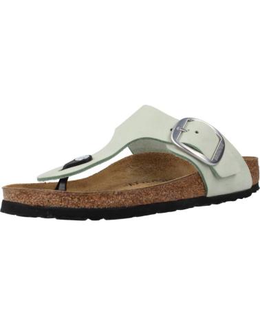 Sandalias de Mujer BIRKENSTOCK GIZEH BIG BUCKLE VERDE