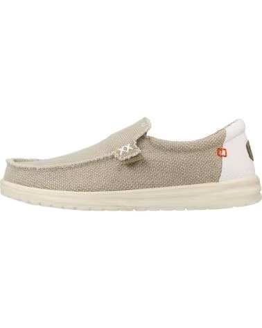 Sapatos de Homem HEY DUDE SAPATOS CASUAIS HEY DUDE 40124H MASCULINO MARRON CLARO