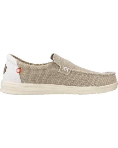Man shoes HEY DUDE CASUAL SHOES HEY DUDE 40124H MEN MARRON CLARO