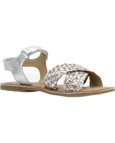 Sandali per Bambina MOD8 CANIBRAID PLATA