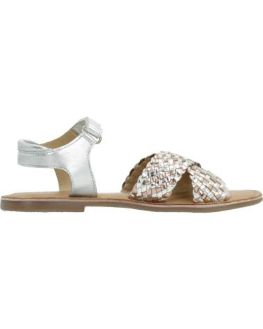 Sandali per Bambina MOD8 CANIBRAID PLATA
