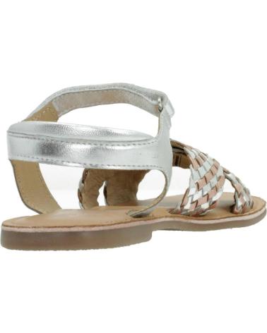 Sandali per Bambina MOD8 CANIBRAID PLATA