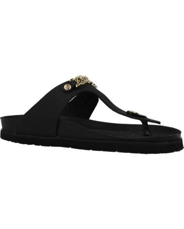 Woman Sandals GENUINS ROASTAD NEGRO