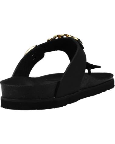 Woman Sandals GENUINS ROASTAD NEGRO