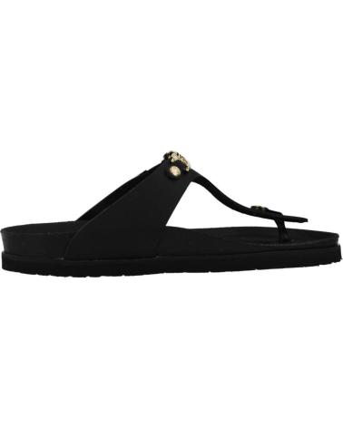 Woman Sandals GENUINS ROASTAD NEGRO