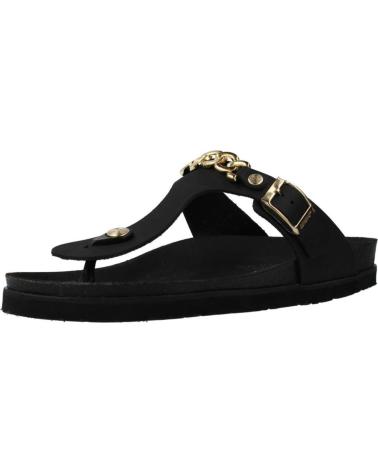 Woman Sandals GENUINS ROASTAD NEGRO
