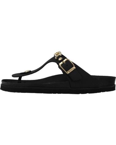 Woman Sandals GENUINS ROASTAD NEGRO