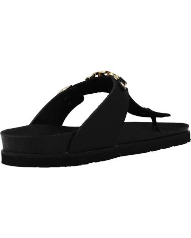 Woman Sandals GENUINS ROASTAD NEGRO