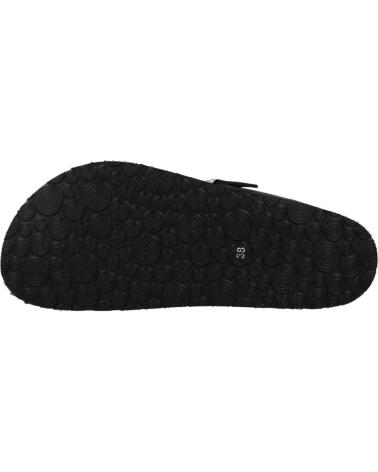 Woman Sandals GENUINS ROASTAD NEGRO