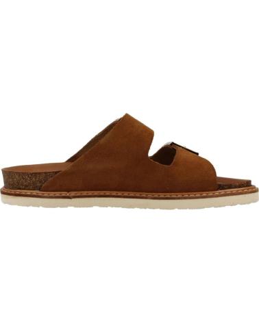 Woman Sandals GENUINS HAWAII MARRON CLARO