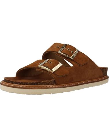 Woman Sandals GENUINS HAWAII MARRON CLARO
