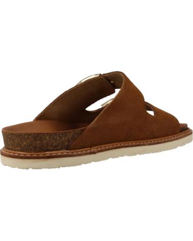 Woman Sandals GENUINS HAWAII MARRON CLARO