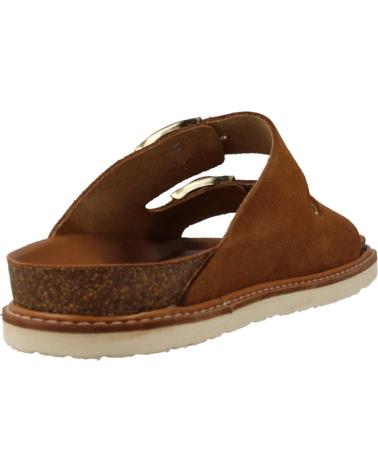 Woman Sandals GENUINS HAWAII MARRON CLARO