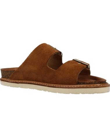 Woman Sandals GENUINS HAWAII MARRON CLARO