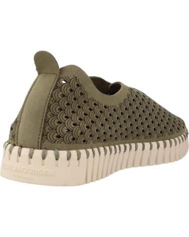 Zapatos de Mujer ILSE JACOBSEN ZAPATILLAS MUJER MODELO TULIP3275 COLOR VERDE 410ARMY