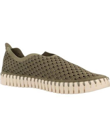 Zapatos de Mujer ILSE JACOBSEN ZAPATILLAS MUJER MODELO TULIP3275 COLOR VERDE 410ARMY