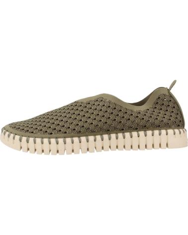 Zapatos de Mujer ILSE JACOBSEN ZAPATILLAS MUJER MODELO TULIP3275 COLOR VERDE 410ARMY