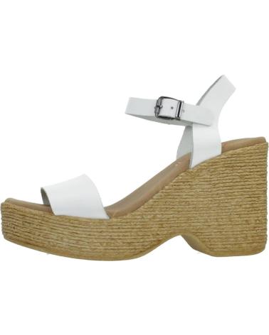 Zapatos de cuña de Mujer PORRONET 2992P BLANCO