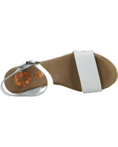 Zapatos de cuña de Mujer PORRONET 2992P BLANCO