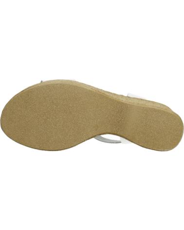 Zapatos de cuña de Mujer PORRONET 2992P BLANCO