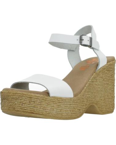 Zapatos de cuña de Mujer PORRONET 2992P BLANCO