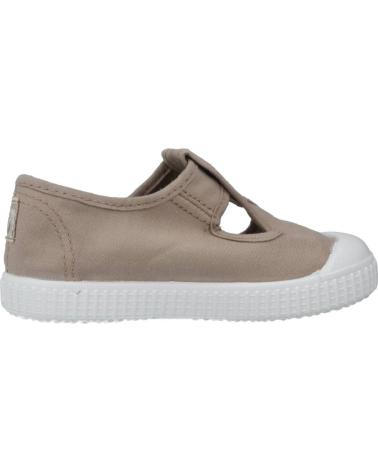 Sandálias de Menina e Menino VICTORIA SANDALIAS 136625 LONA UNISEX BEIGE