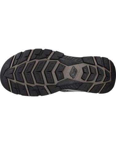 SKECHERS SANDALIA CON VELCROS PARA HOMBRE 204106 COLOR MARRON BROWN