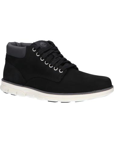 Stivali per Uomo TIMBERLAND TB0A146Q0011 BRADSTREET MID LACE UP BLACK NUBUCK