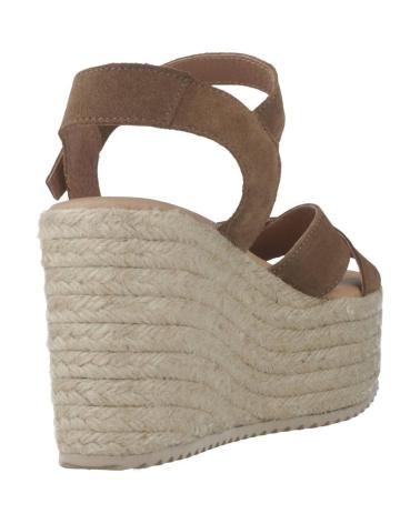 Chaussures compensées pour Femme YELLOW MIDTOWN MARRON