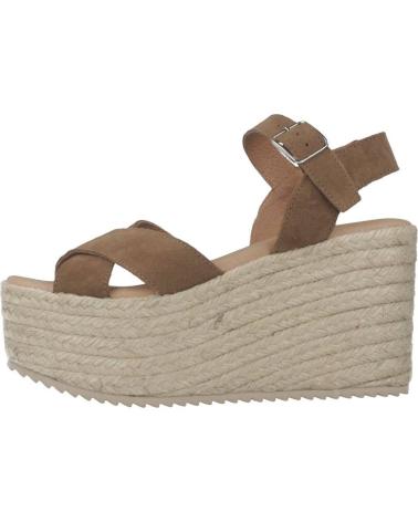 Chaussures compensées pour Femme YELLOW MIDTOWN MARRON
