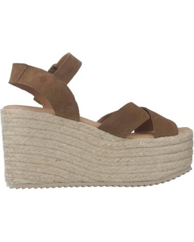 Chaussures compensées pour Femme YELLOW MIDTOWN MARRON