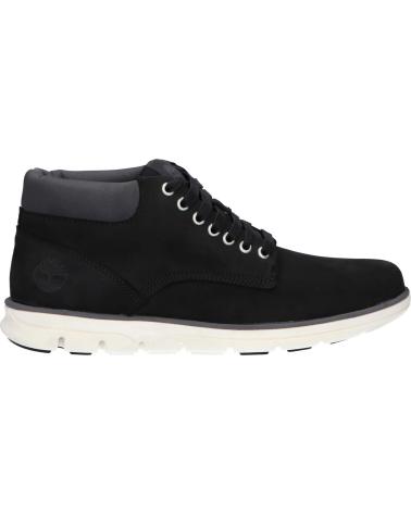 Stivali per Uomo TIMBERLAND TB0A146Q0011 BRADSTREET MID LACE UP BLACK NUBUCK