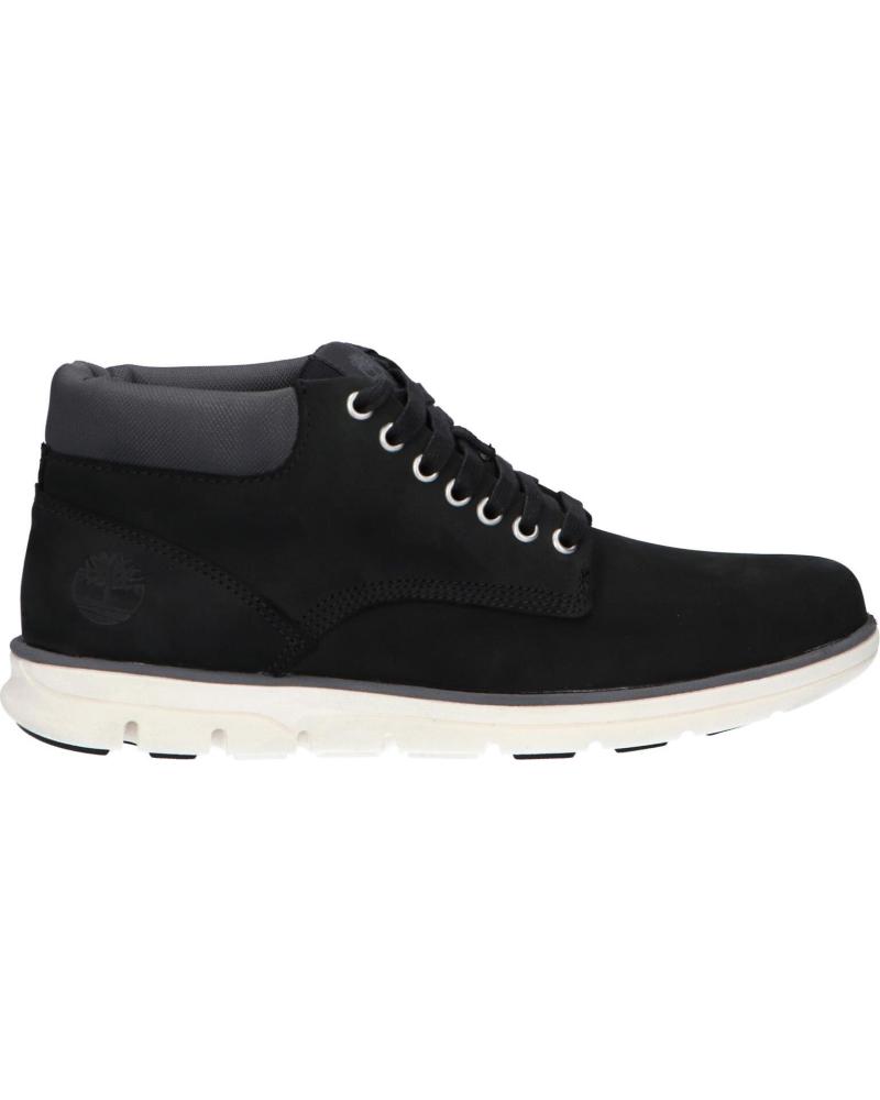 Stivali per Uomo TIMBERLAND TB0A146Q0011 BRADSTREET MID LACE UP BLACK NUBUCK