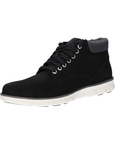 Stivali per Uomo TIMBERLAND TB0A146Q0011 BRADSTREET MID LACE UP BLACK NUBUCK