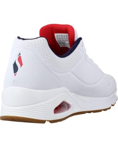 Sportif pour Homme SKECHERS 52458 ZAPATILLAS CASUAL DE HOMBRE BLANCO Y AZUL MAR BLANCO Y AZUL MARINO