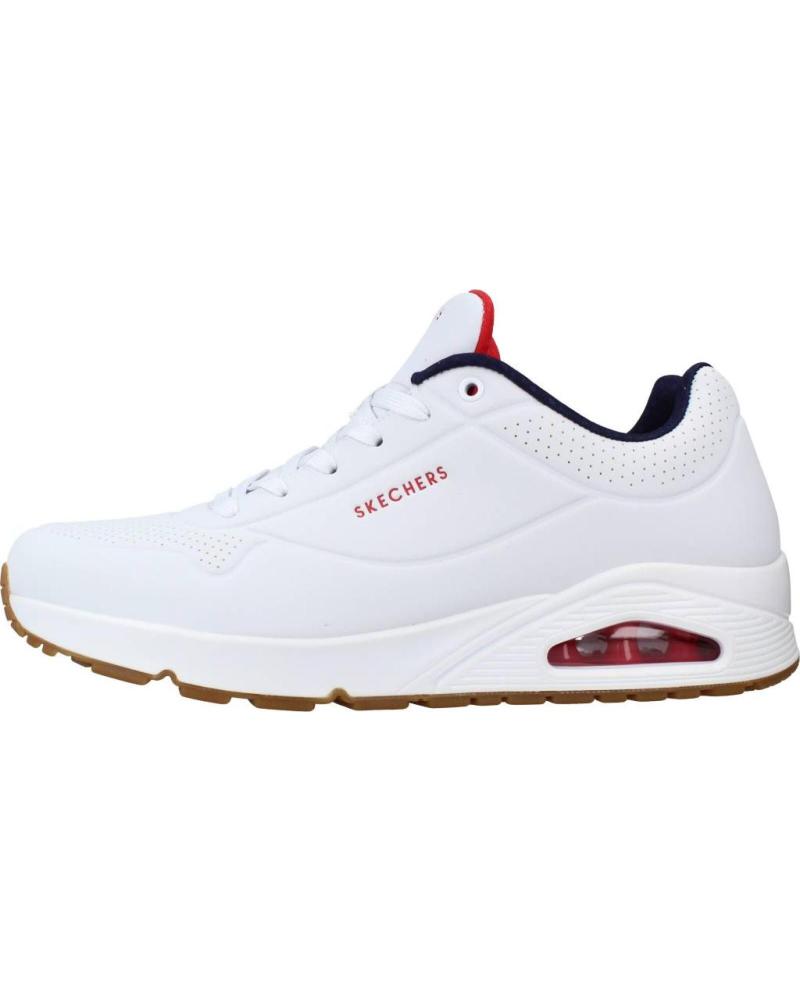Sportif pour Homme SKECHERS 52458 ZAPATILLAS CASUAL DE HOMBRE BLANCO Y AZUL MAR BLANCO Y AZUL MARINO