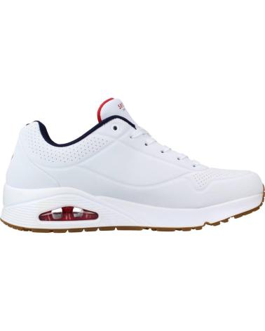 Sportif pour Homme SKECHERS 52458 ZAPATILLAS CASUAL DE HOMBRE BLANCO Y AZUL MAR BLANCO Y AZUL MARINO