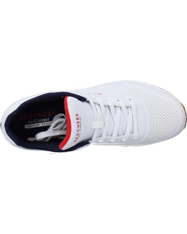 Sportif pour Homme SKECHERS 52458 ZAPATILLAS CASUAL DE HOMBRE BLANCO Y AZUL MAR BLANCO Y AZUL MARINO