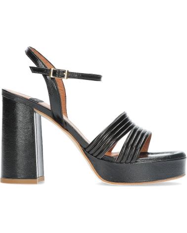 Sandalias de Mujer ANGEL ALARCON ZAPATOS CON TACON AMBER NEGRO