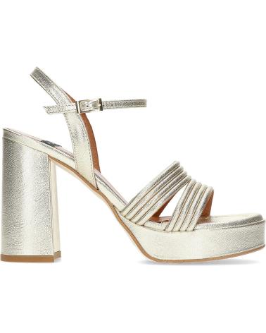 Sandalias de Mujer ANGEL ALARCON ZAPATOS CON TACON AMBER PLATINO