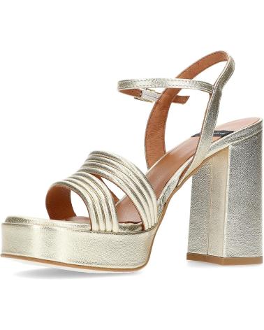 Sandalias de Mujer ANGEL ALARCON ZAPATOS CON TACON AMBER PLATINO
