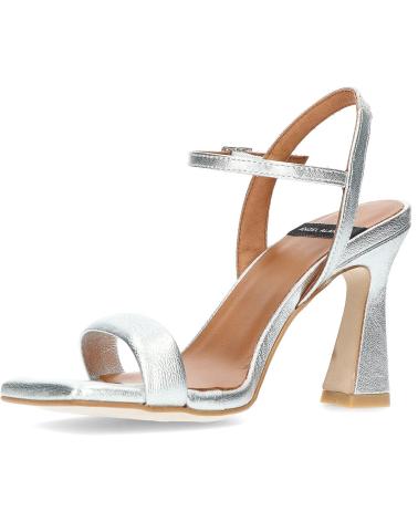 Sandalias de Mujer ANGEL ALARCON ZAPATOS CON TACON CAROLE SILVER
